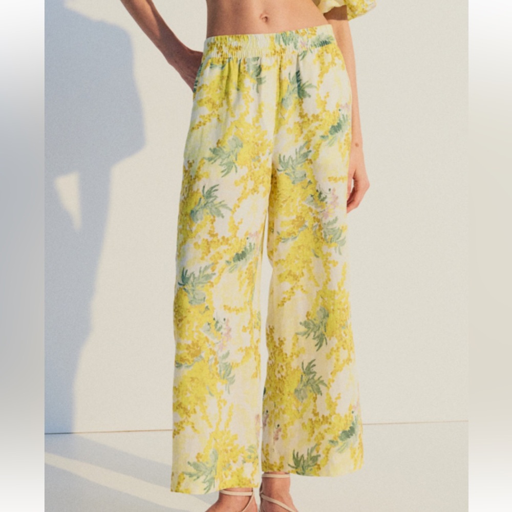 H&M loose-fit linen pants